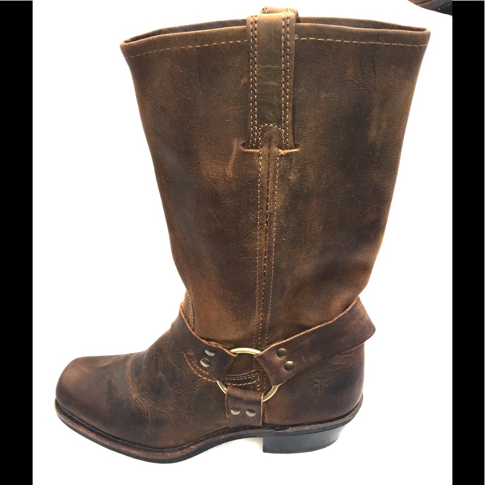 Women’s Frye Tall harness boots